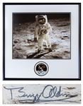 Spectacular Buzz Aldrin Signed 20 x 16 Photo -- With Novaspace COA